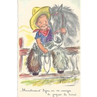 Carte postale illustrée Bon Etat : Germaine Bouret